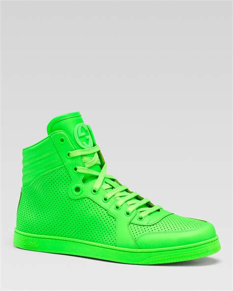 neon green gucci shoes|GUCCI Re.